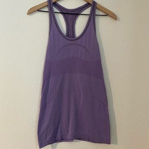 Lululemon Run Work Out Tank Purple